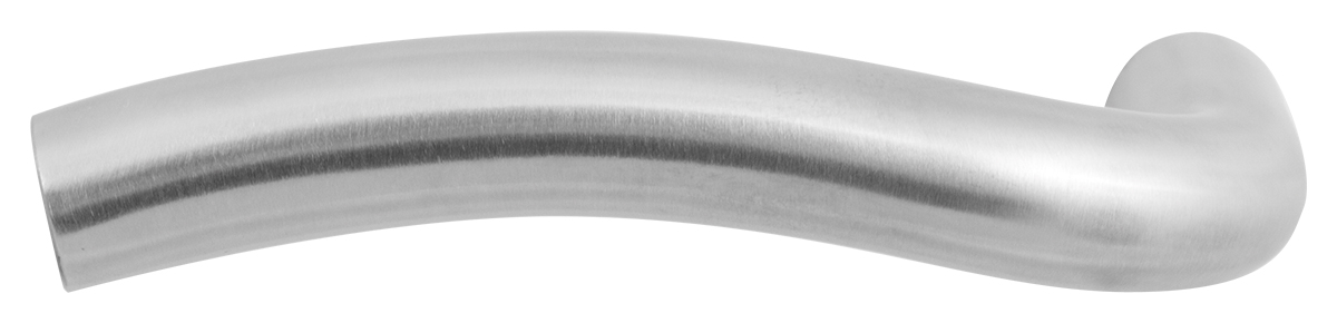 TH Kui W-model deurkruk li 19 mm rvs geborsteld