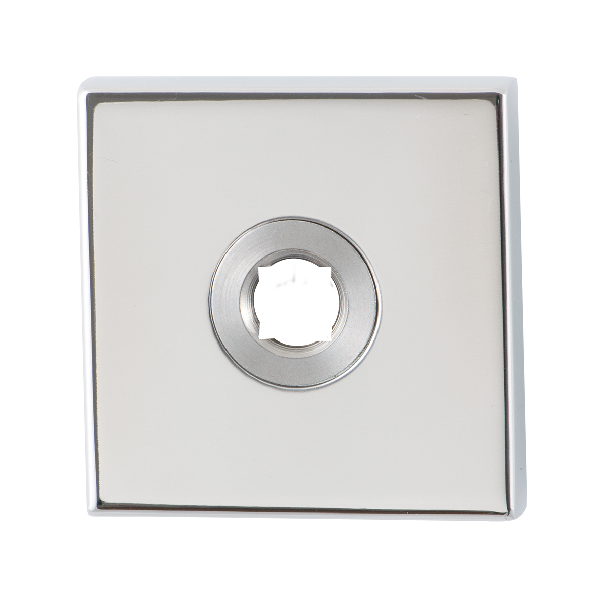 TH click rozet 50x50x8 mm RVS gepolijst vierkant