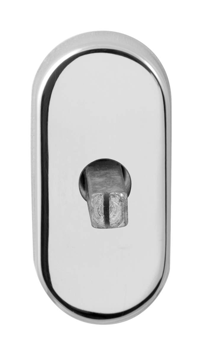 TH draaikiepmechanisme 65x30x12 mm RVS gepolijst ovaal stift 32 mm