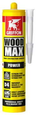 Griffon houtlijm beige 380 gr Wood Max Power (SZ)