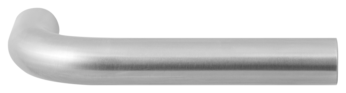 TH Aka L-model deurkruk paar 19 mm rvs geborsteld