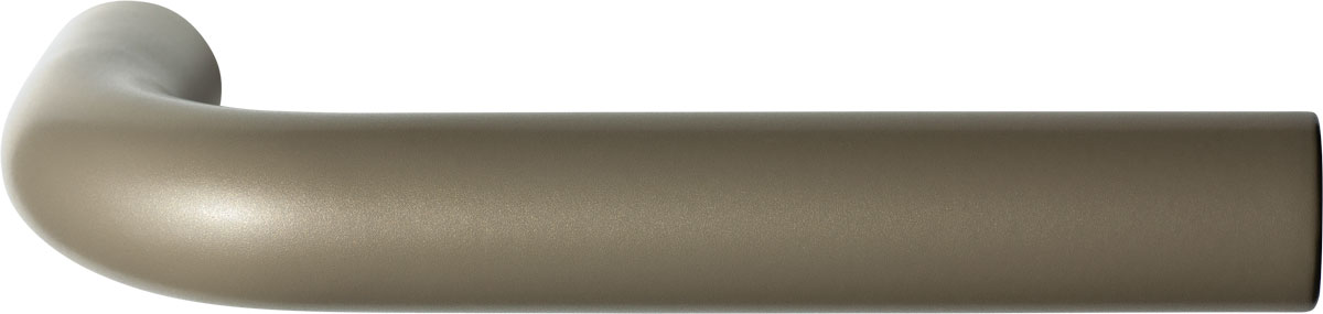 TH Aka L-model deurkruk paar 19 mm Champagne blend