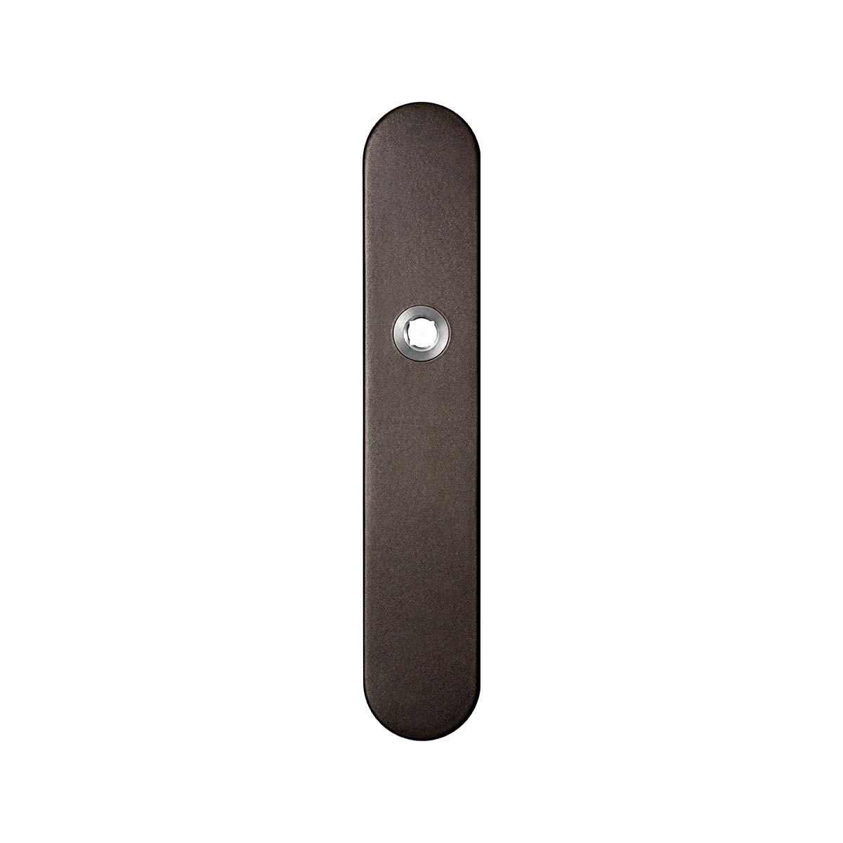 TH langschild rechts 218x40x8,5mm Dark blend blind afgerond