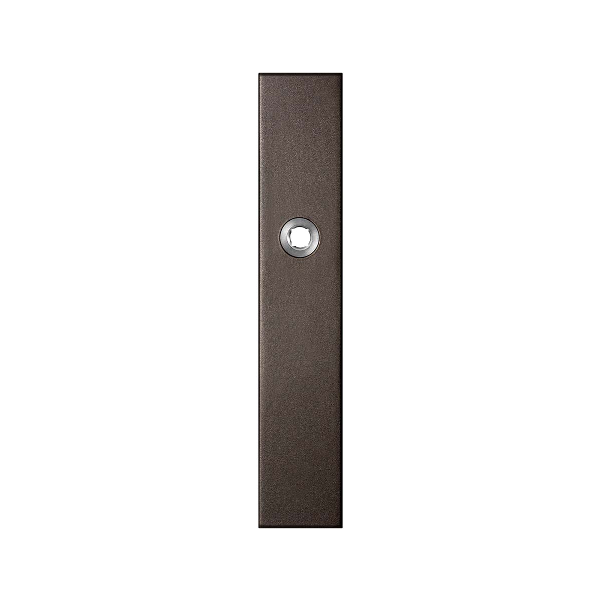 TH langschild rechts 218x40x8,5mm Dark blend blind afg rechthoekig