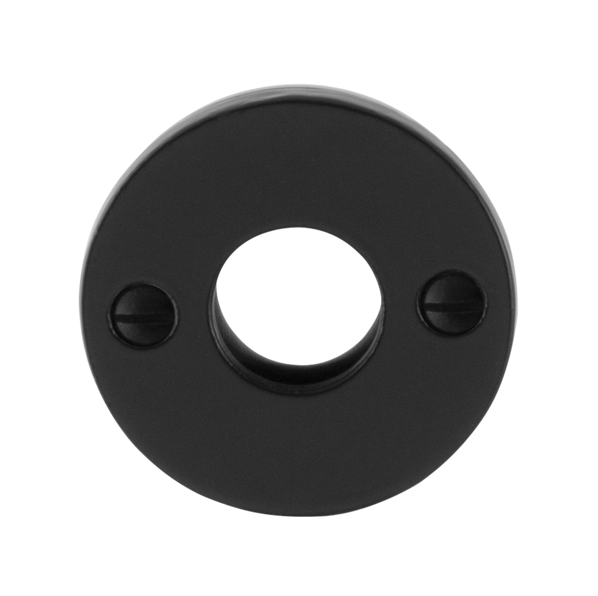 TH rozet rond paar 53x5 mm Smeedijzer zwart