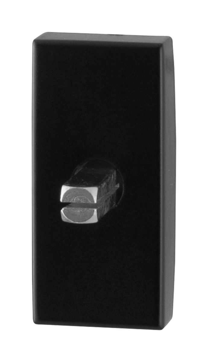 TH draaikiepmechanisme 65x30x12 mm Smeedijzer zwart rechth stift 32mm