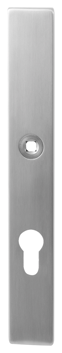 TH vh binnenschild PC92 257x35x8mm RVS geborsteld smal rechthoek SKG3