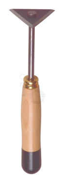 Copenhagen driehoekschraper 60 mm extra hard geblauwd blad (SZ)
