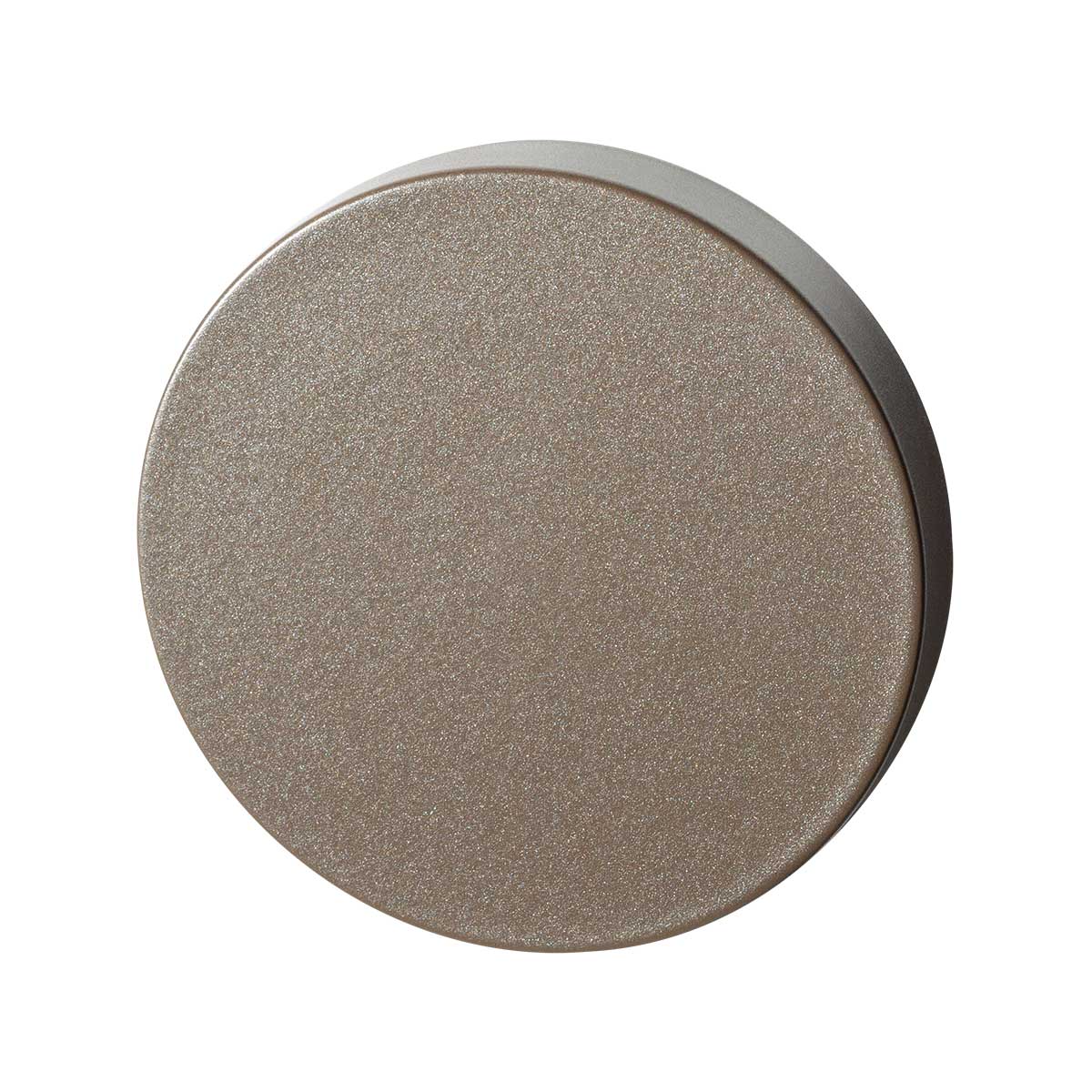 TH blinde ronde rozet 50x8 mm Mocca blend