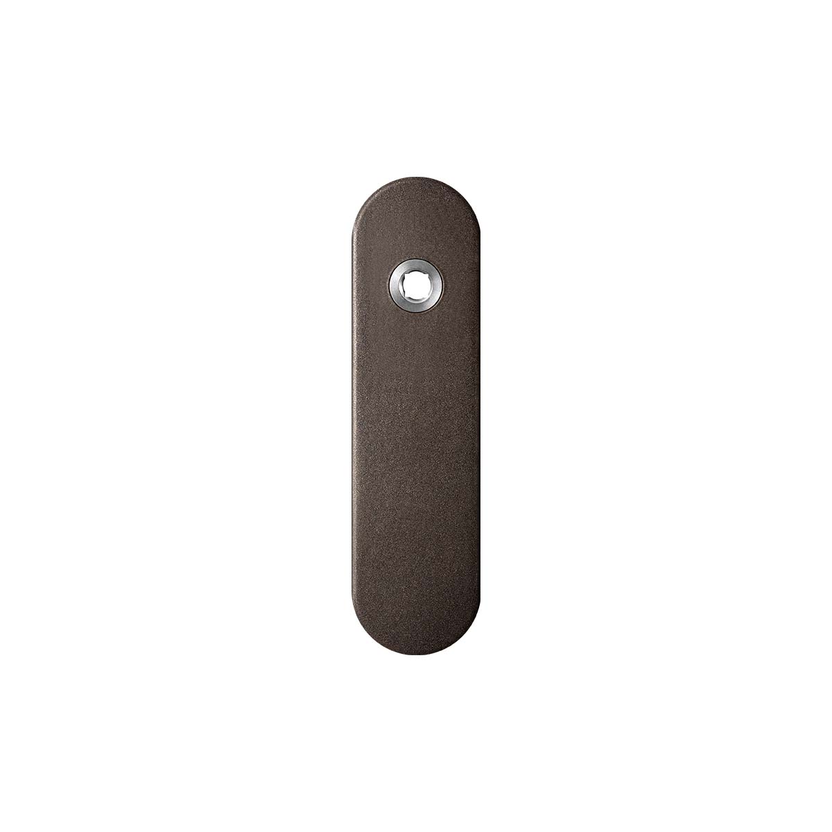 TH kortschild links 169x46x8,5mm Dark blend blind afgerond