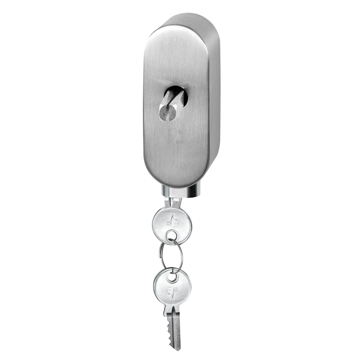 TH draaikiepmechanisme 83x34x31 mm RVS geb ovaal afsluitb stift 32mm