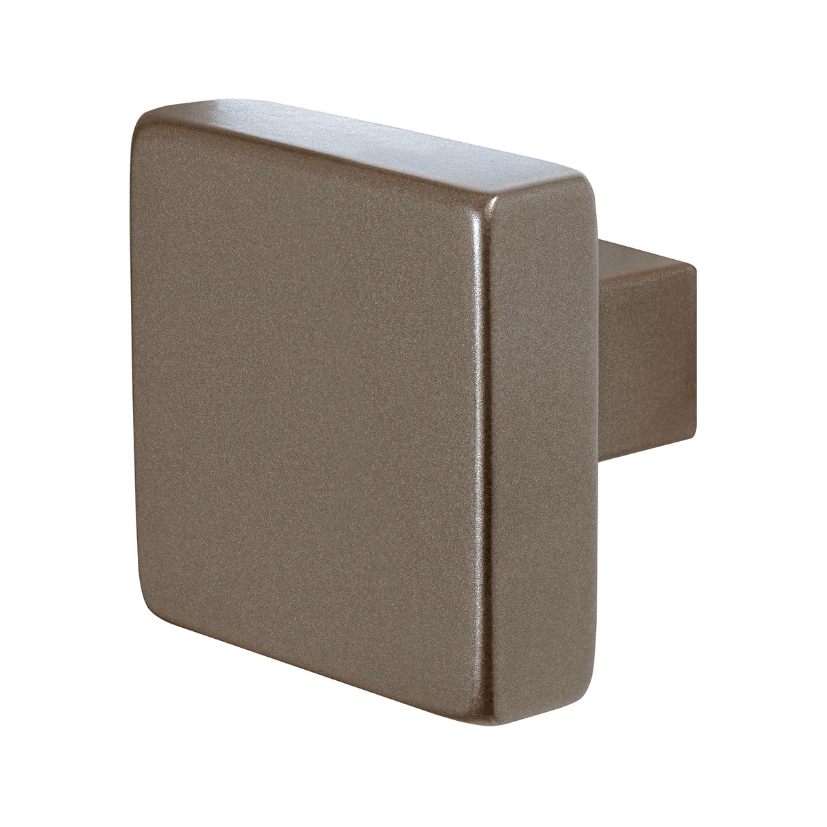 TH vierkante knop 53x53x16 mm Mocca blend draaibaar + krukstift