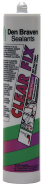 Zwaluw Clearfix 290 ml allround lijm/voegkit transpara (VZ)
