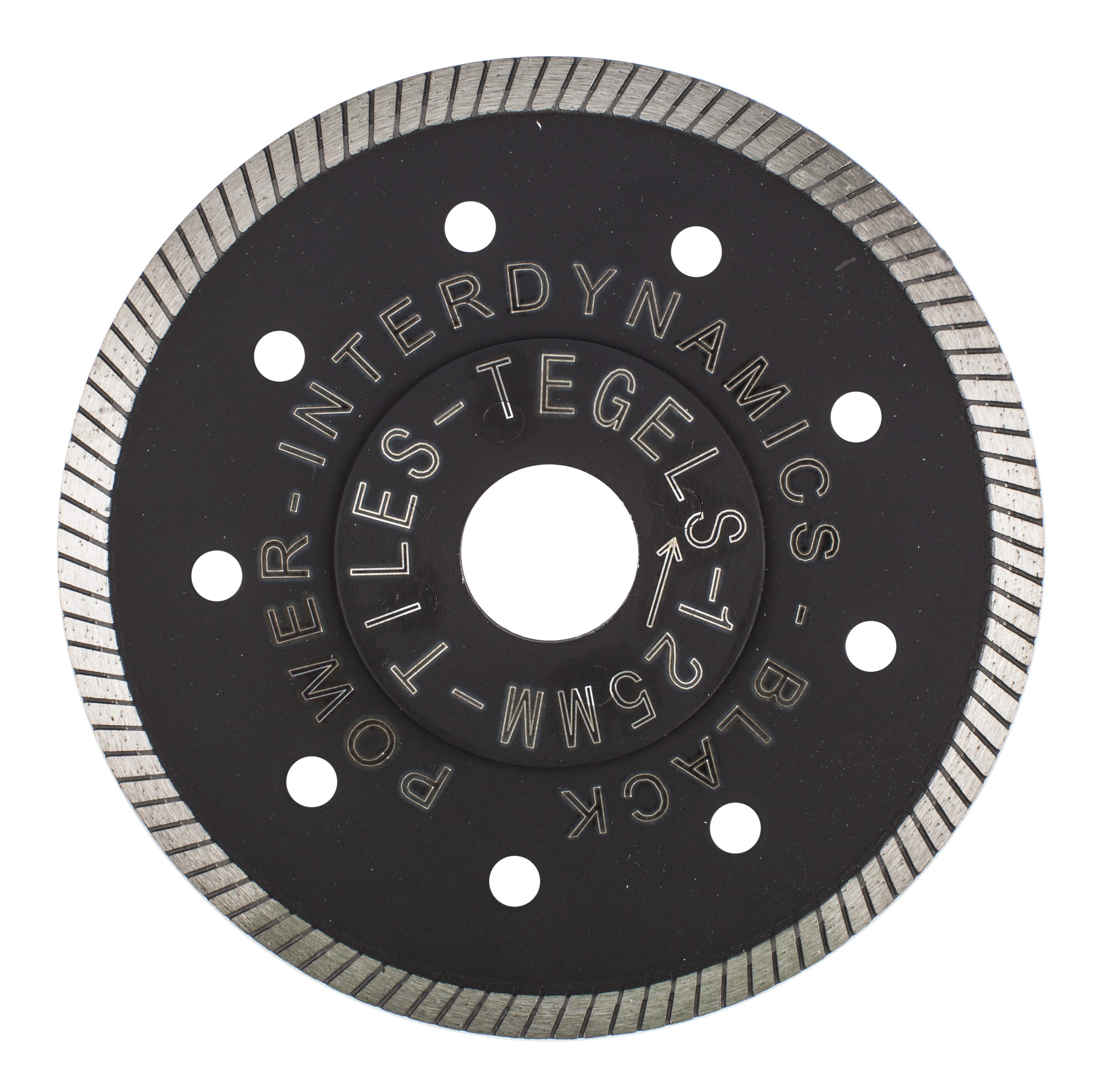 Diamantzaagblad blackpower 125 mm tegelzaagblad standard