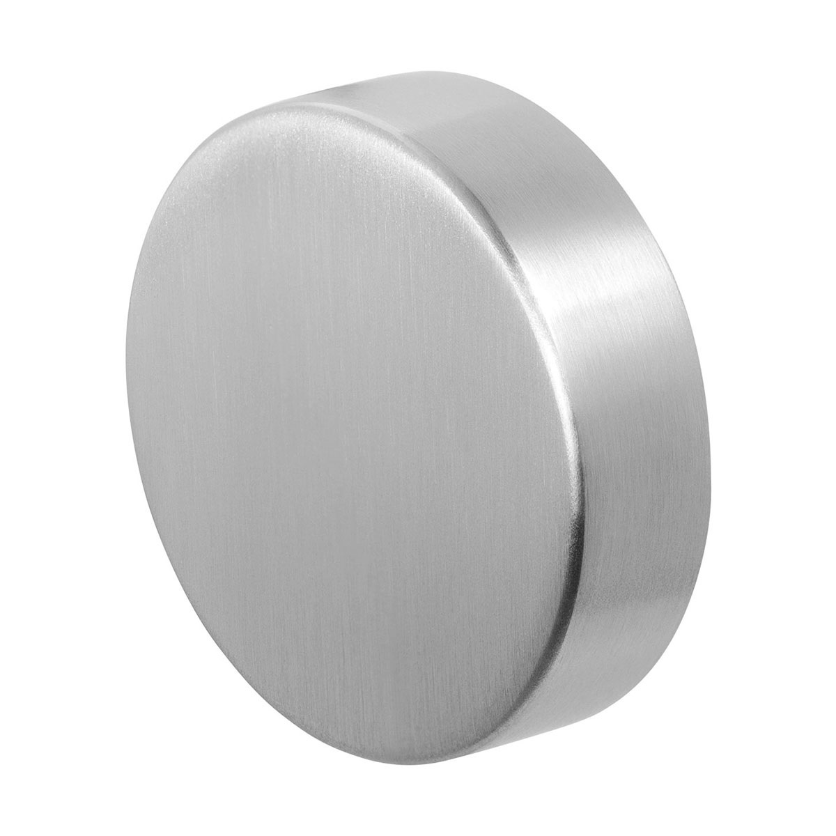 TH excentrische knop vast 60x16 mm RVS geborsteld + knopvastzetter