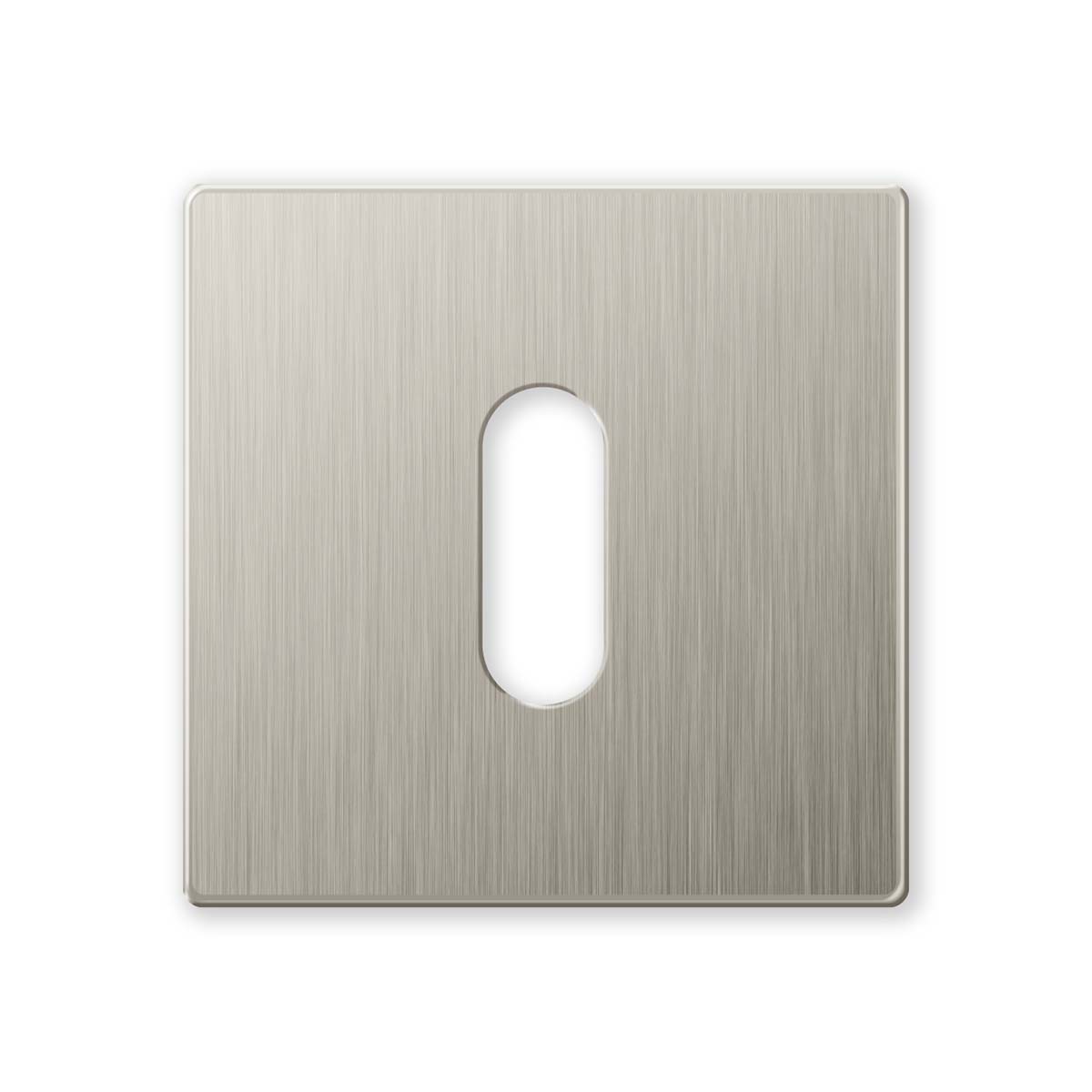 TH sleutelrozet 50x50x6 mm Nikkel