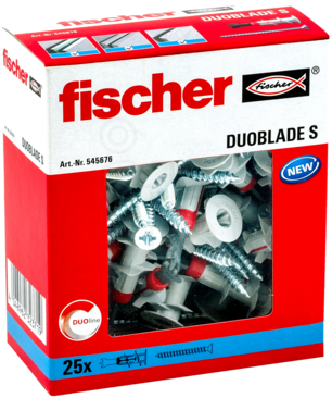 Fischer gipspltplug DUOBLADE S 25st (VZ)