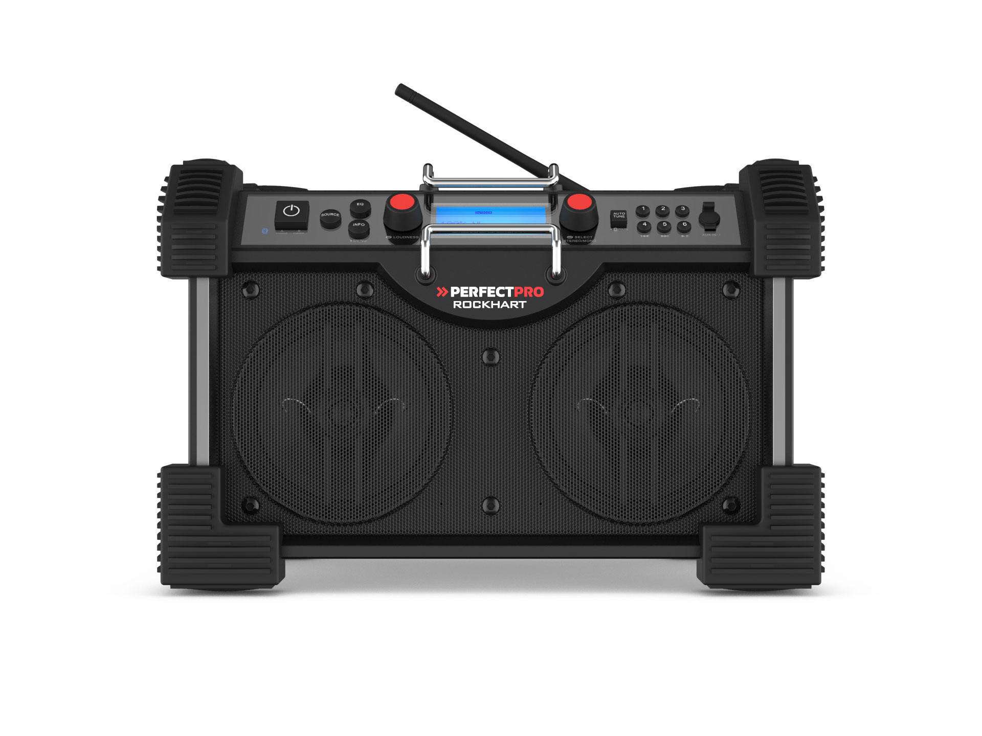 Perfectpro bouwradio Rockhart RH3 zwart
