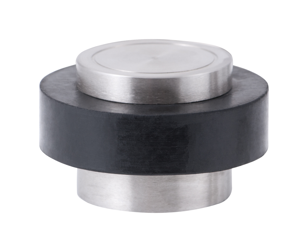 TH deurstopper rond 30x48,5 mm rvs geborsteld