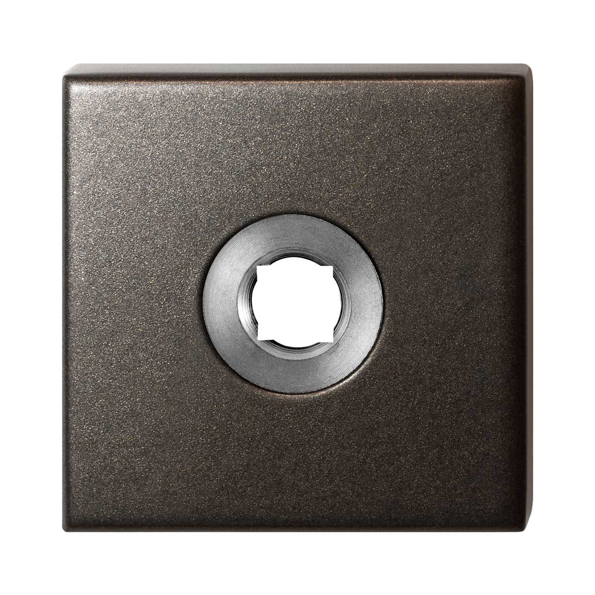 TH click rozet rechts 50x50x8 mm Dark blend vierkant
