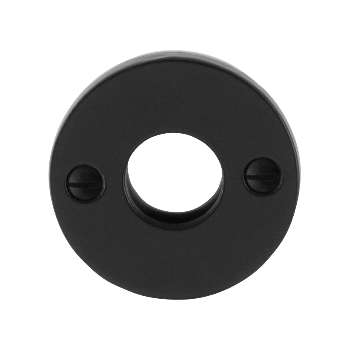 TH rozet rond paar 51x4 mm Smeedijzer zwart