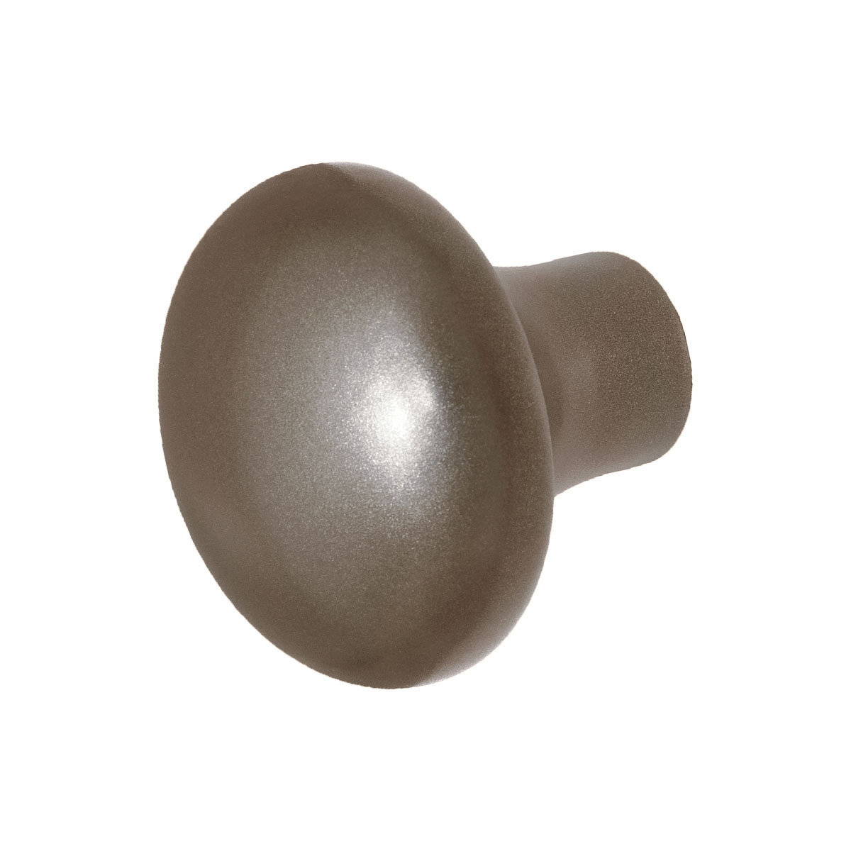 TH paddenstoel knop draaibaar 52 mm Mocca blend + krukstift