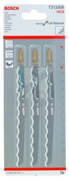 Bosch decoupeerzaagblad T313AW 3 st tbv isolatie (VZ)