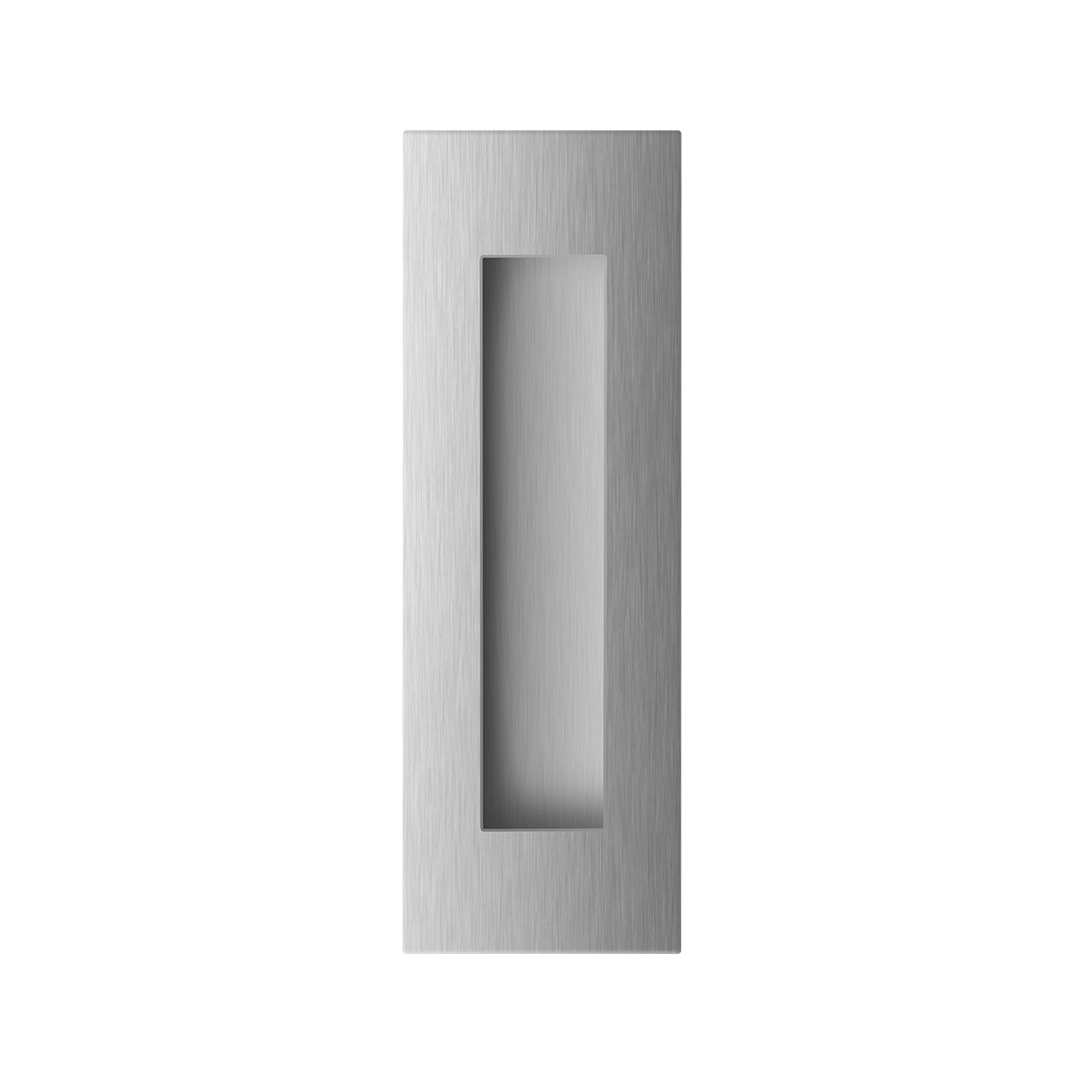 TH schuifdeurkom 150x50 mm RVS geborsteld rechthoekig