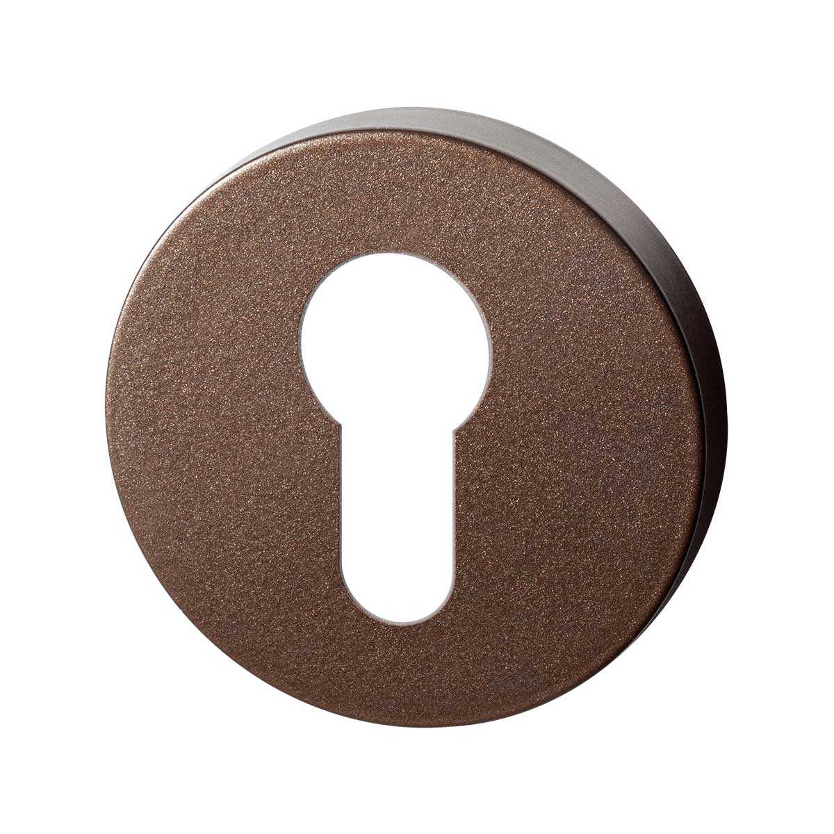 TH cilinderrozet rond 50x8 mm Bronze blend