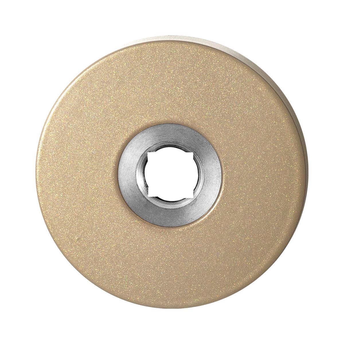 TH ronde click rozet 50x8 mm Champagne blend