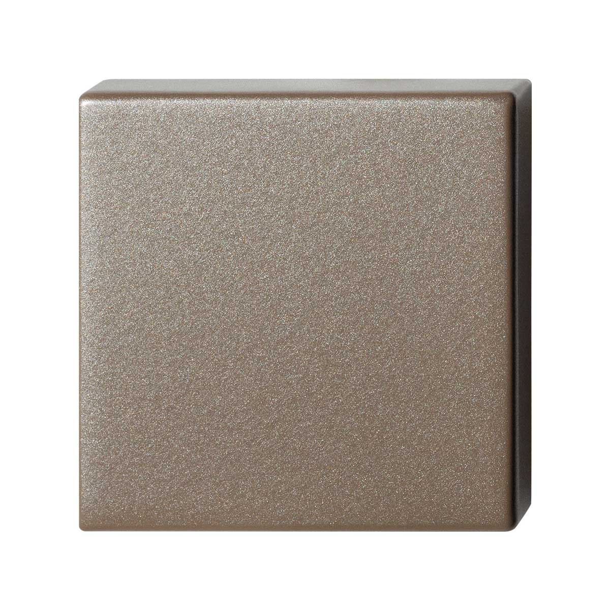 TH blinde vierkante rozet 50x50x8mm Mocca blend