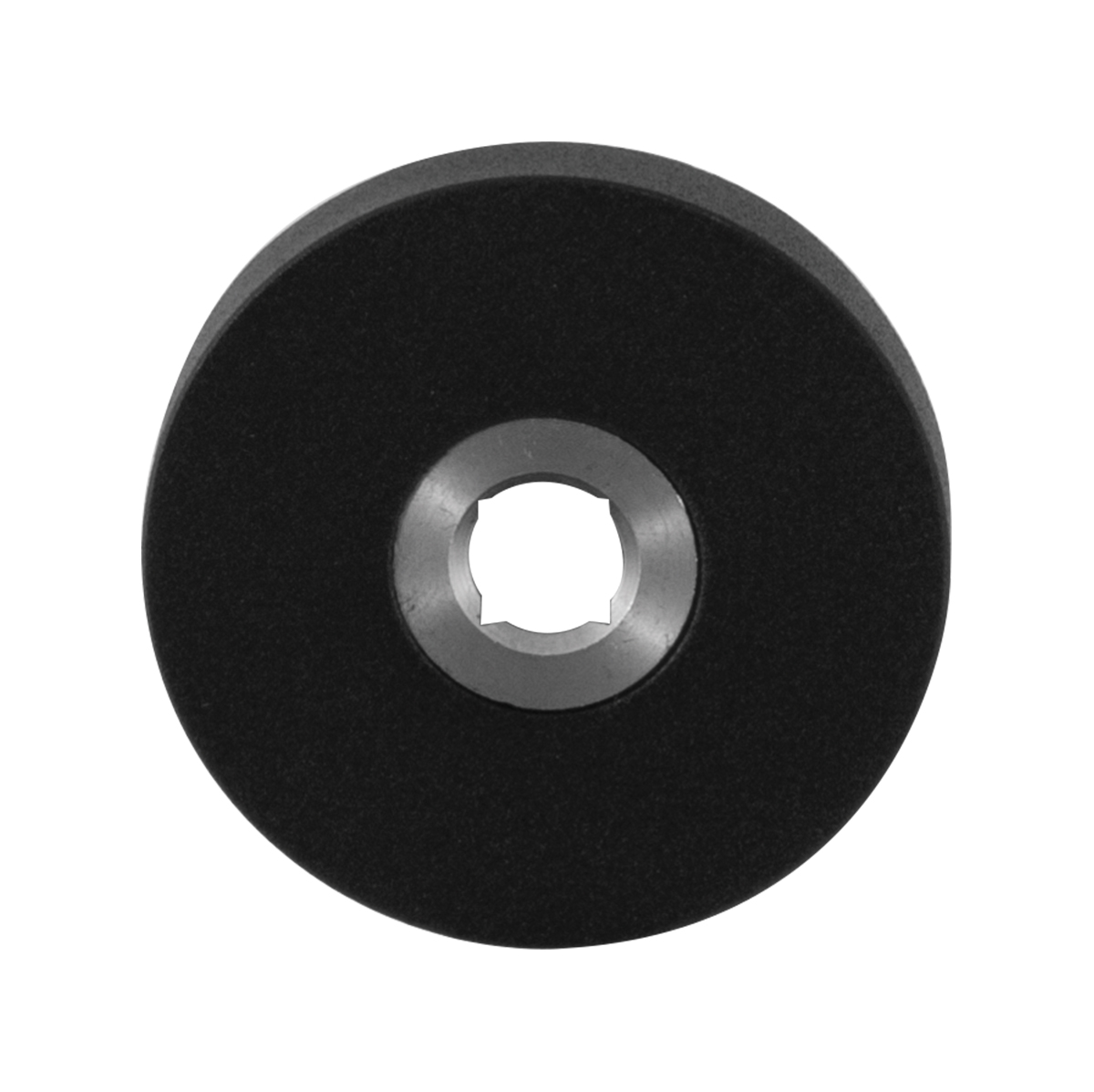 TH ronde click rozet li/re 50x8 mm zwart