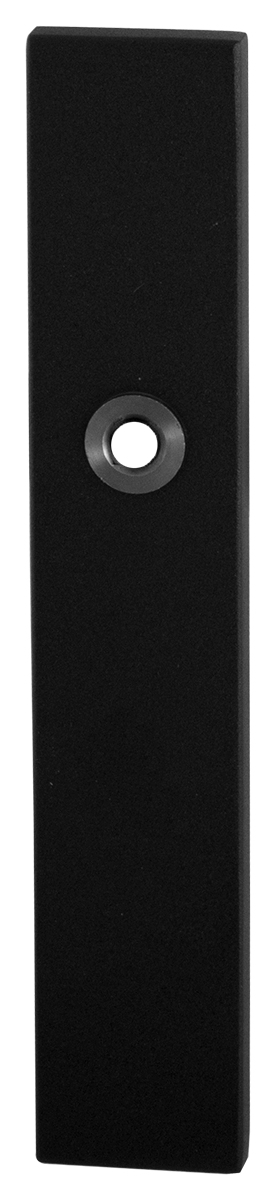 TH langschild links 218x40x8,5 mm Zwart blind rechthoekig