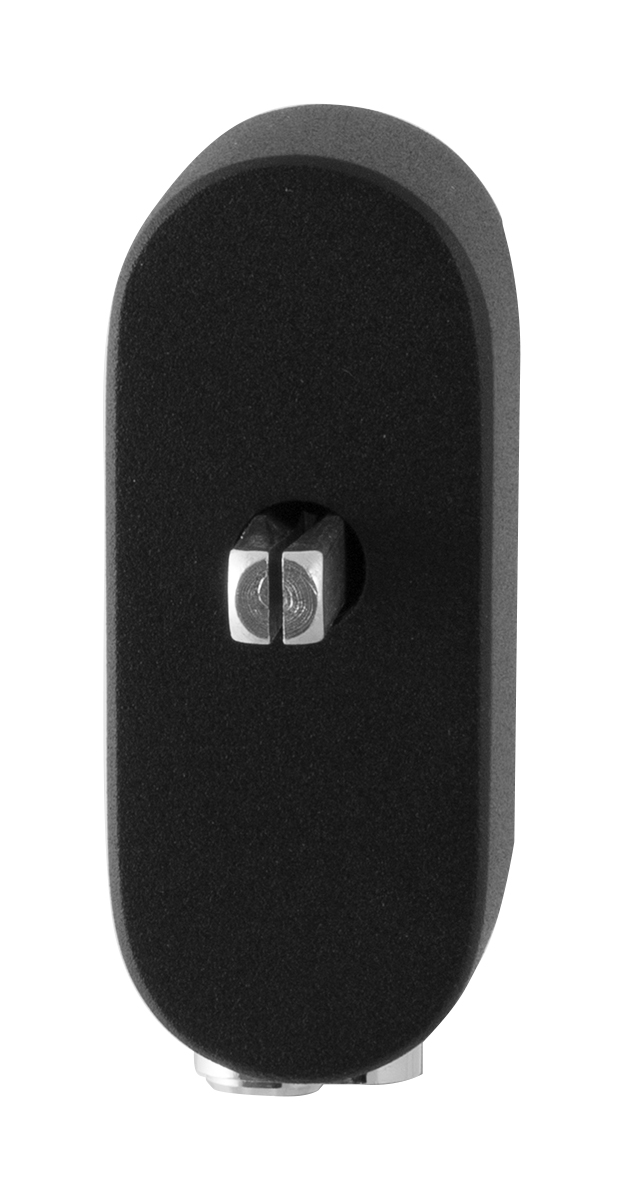 TH draaikiepmechanisme 83x34x31 mm Zwart ovaal afsluitbaar stift 40mm