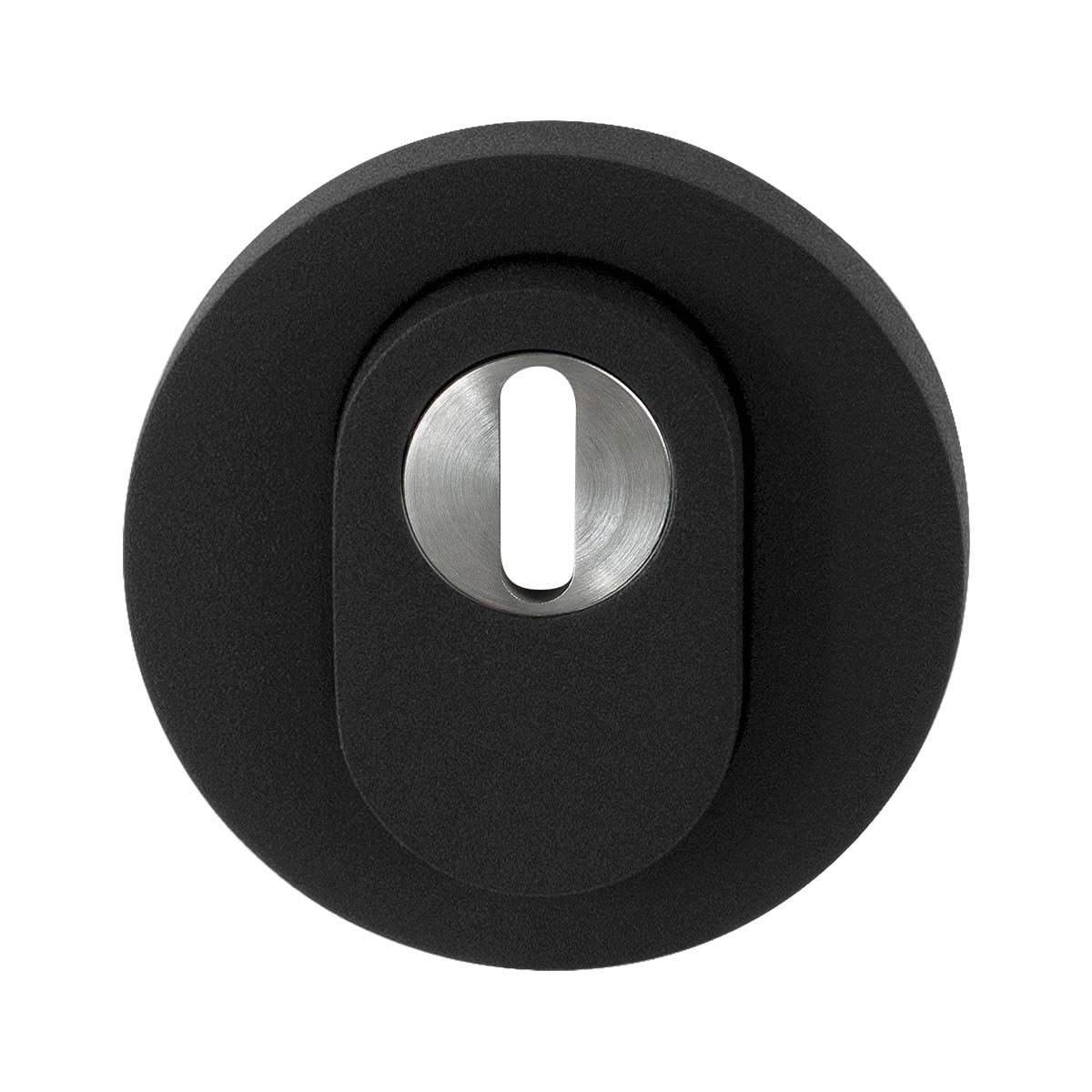 TH vh buitenrozet rond 54 mm Zwart SKG3 kerntrek