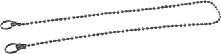 Beer kogelketting compleet 30 cm chroom