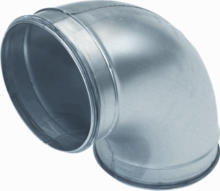 Spiralo Air bocht 90gr 125 mm tbv luchtkanaal rond