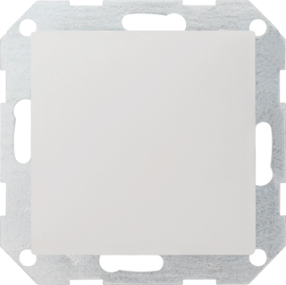 GIRA inzetplaat blind ST55 zuiver wit glanzend