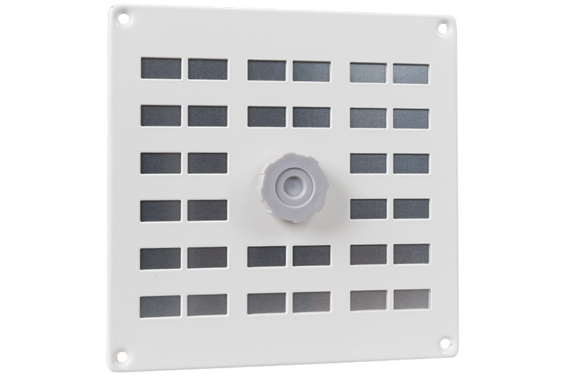 Schuifrooster 200x200 mm aluminium