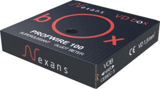 Nexans VD-draad 1,5 zwart 100 mt installatiedraad