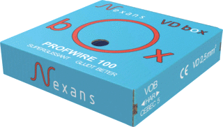 Nexans VD-draad 2,5 blauw 100 mt installatiedraad