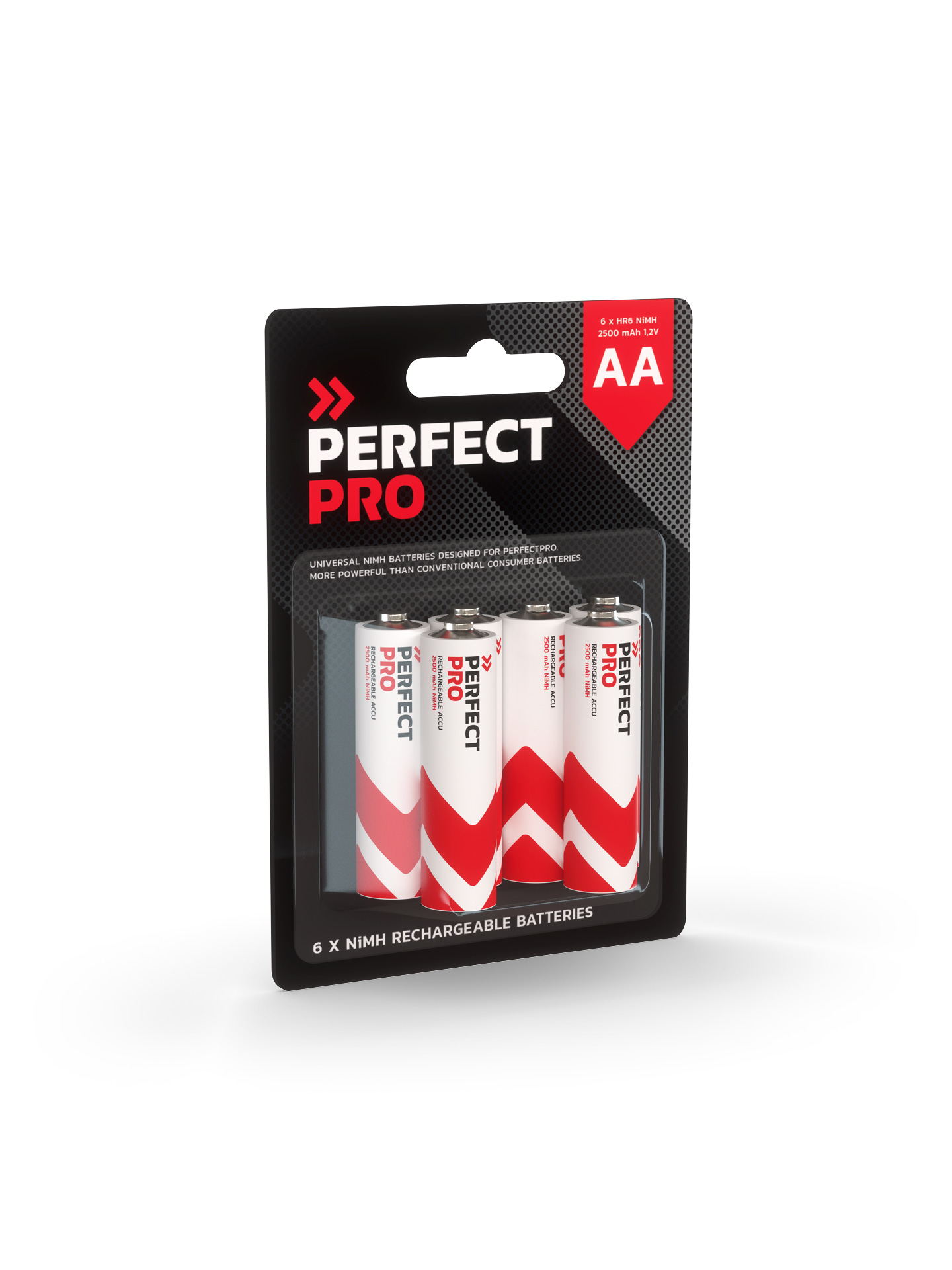 PerfectPro Batterijen AA 6 st oplaadbaar