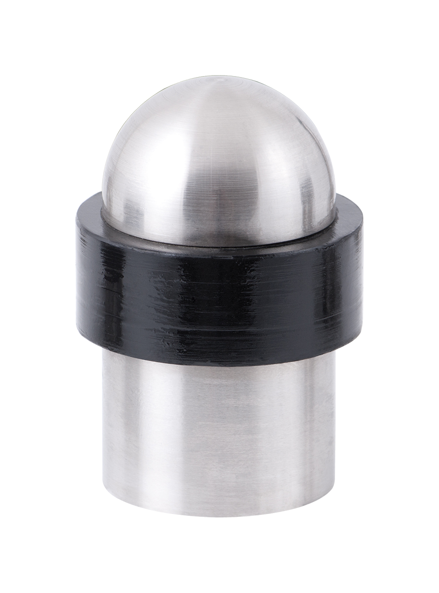 TH deurstopper rond 52x35 mm rvs geborsteld