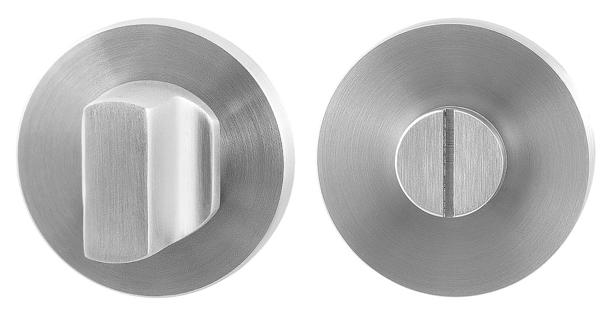 TH toiletgarnituur 50x8 mm RVS geborsteld rond stift 8mm
