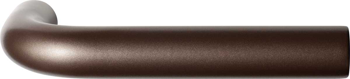 TH Aka L-model deurkruk paar 19 mm Bronze blend