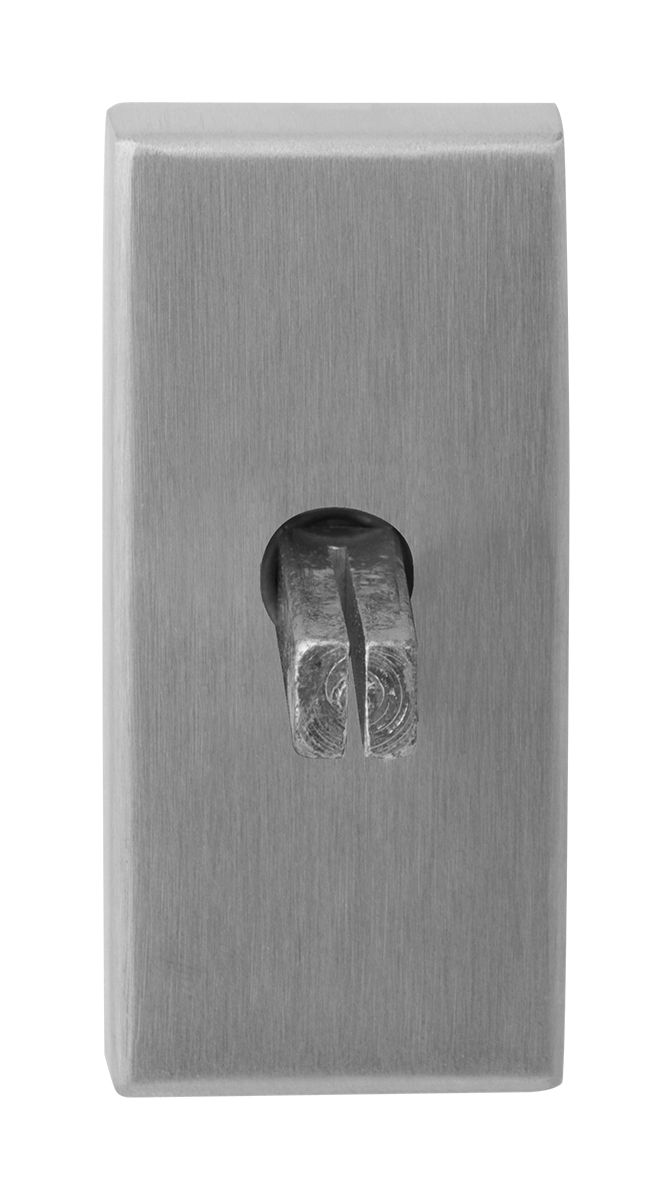 TH draaikiepmechanisme 65x30x12mm RVS geborsteld rechthoek stift 40mm