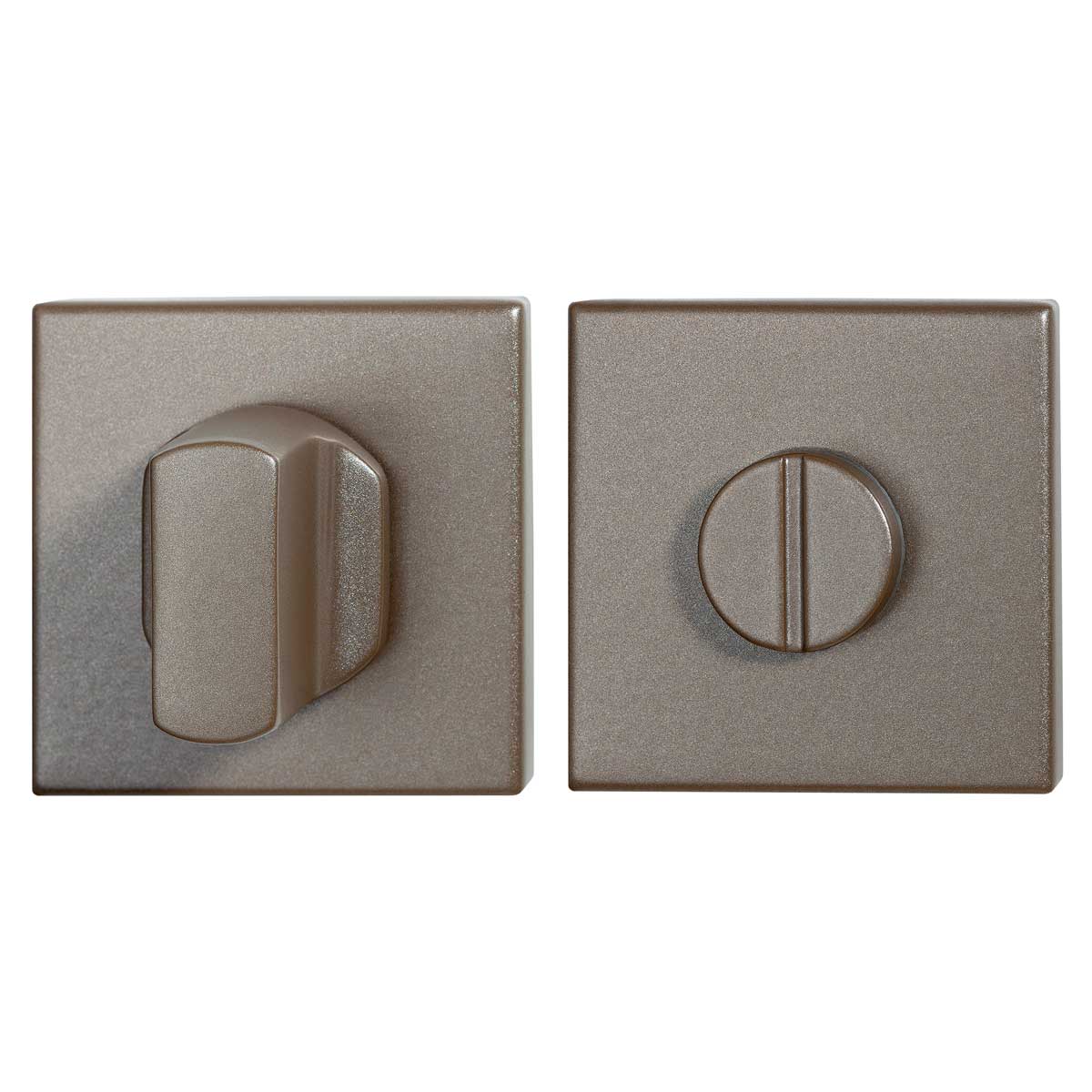 TH toiletgarnituur 50x50x8 mm Mocca blend vierkant stift 8 mm