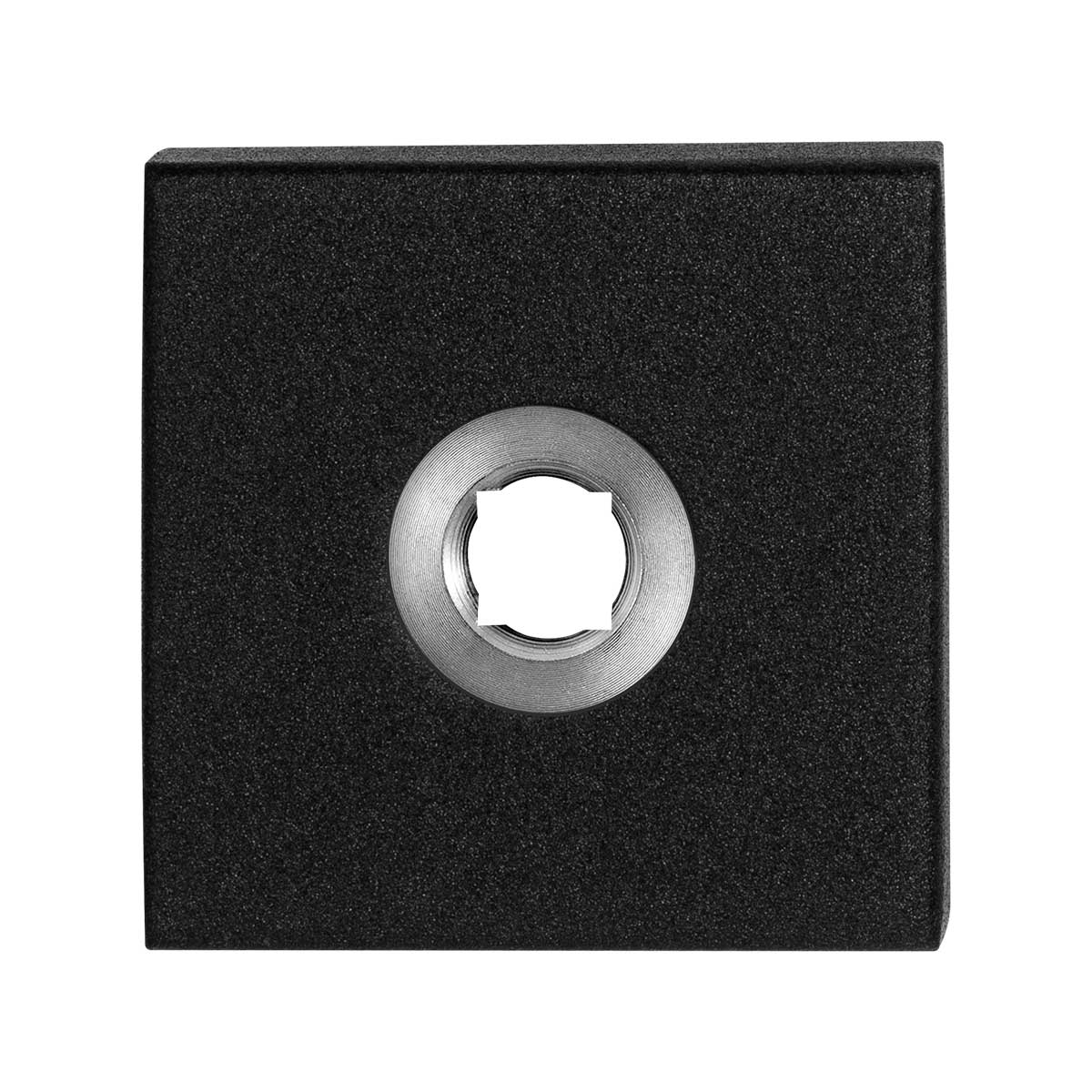 TH click rozet paar 50x50x8 mm Zwart vierkant