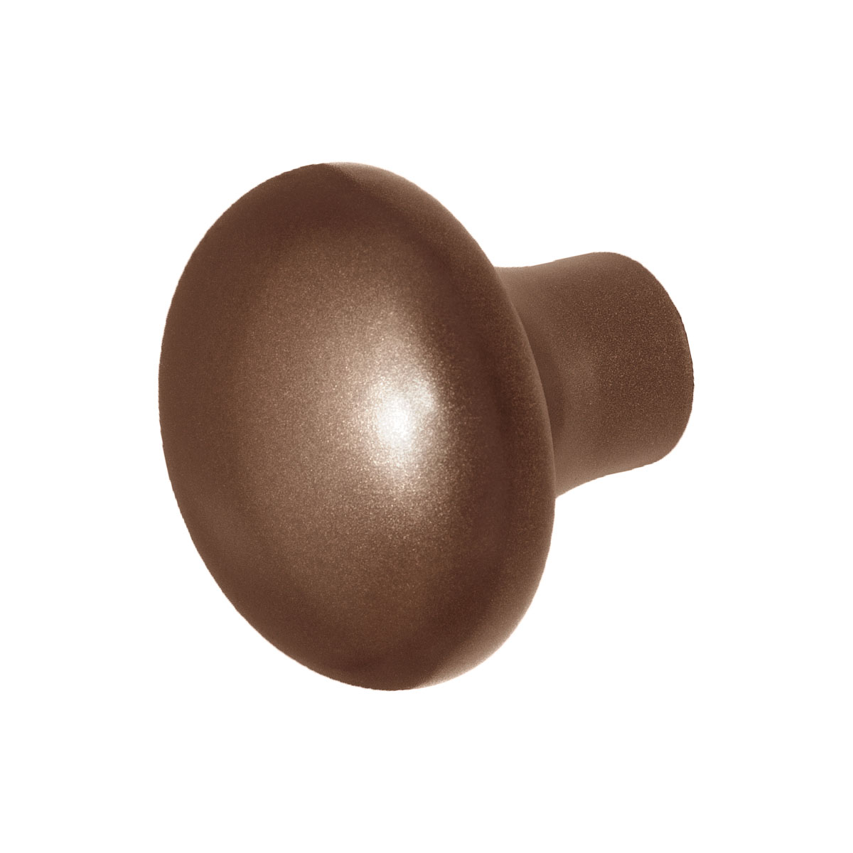 TH paddenstoel knop draaibaar 52 mm Bronze blend + krukstift