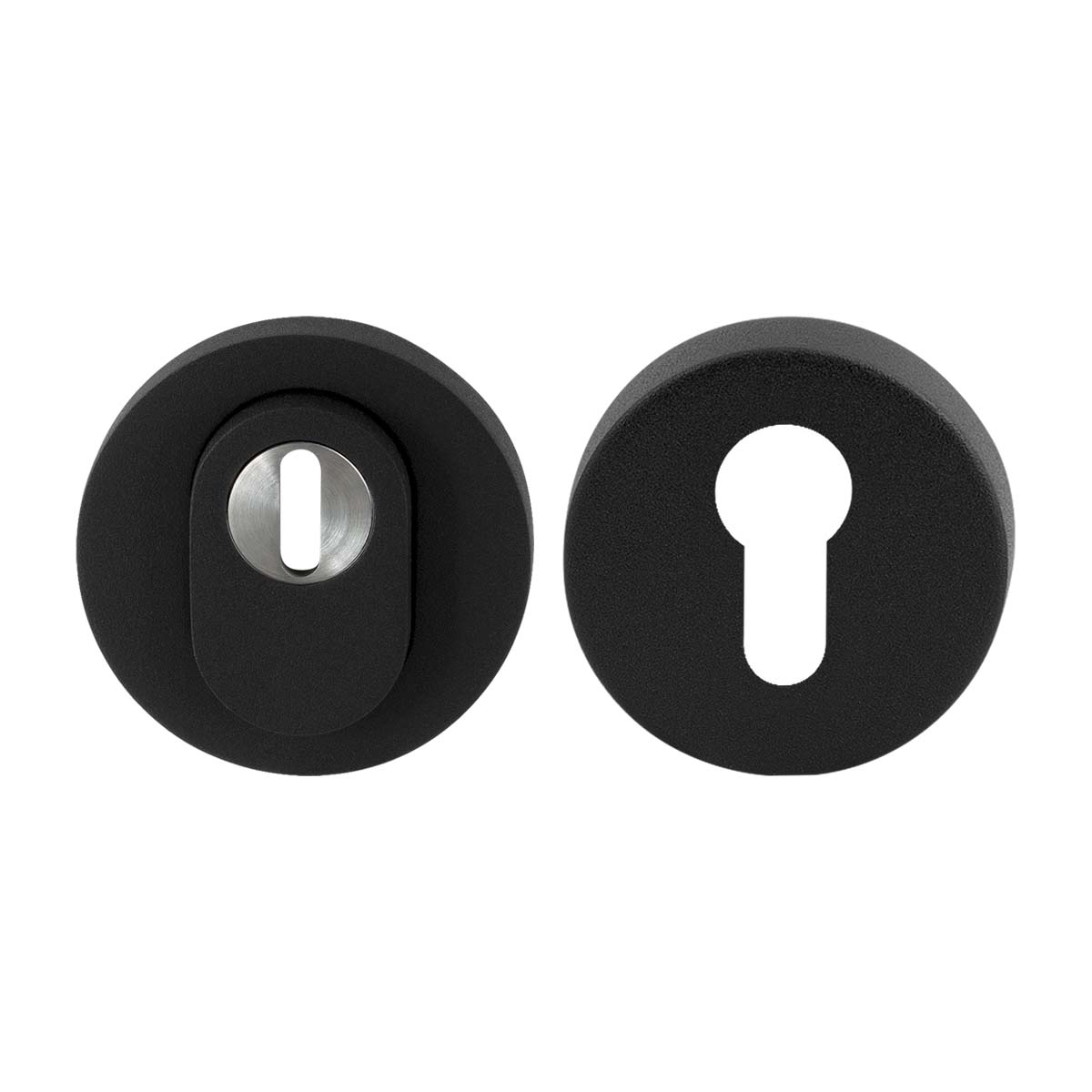 TH vh rozet rond 54 mm Zwart SKG3 kerntrek